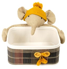Grozs Elephant L, bambusa, H16x36x26cm