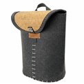 Корзина Tora 1 M, войлок/бамбук, H50x38x23cm