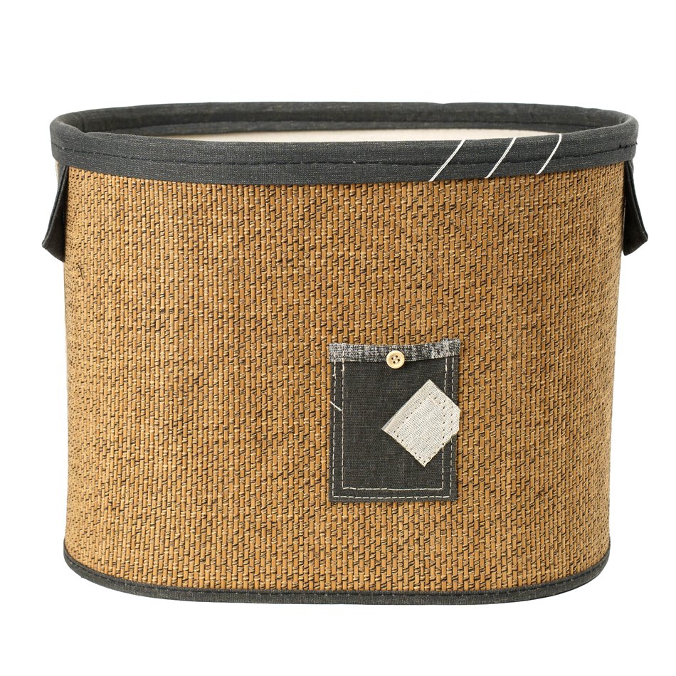 Basket Toreno 17F L, oval, bamboo, H30x40x32cm