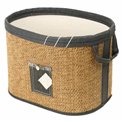 Basket Toreno 17F S, oval, bamboo, H22x32x26cm