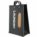 Bag Laudry 1F, felt/bamboo, H65x45x25cm
