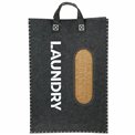 Bag Laudry 1F, felt/bamboo, H65x45x25cm