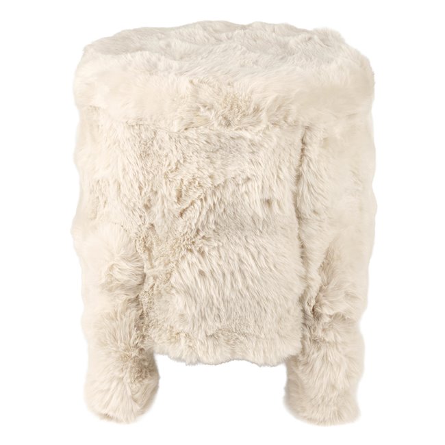 Пуф с ящиком для хранения Fananno M, кремового цвета, H39cm, D40cm