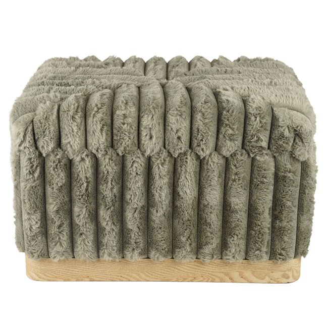 Bench with storage box Fardi L, taupe, H40x63x43cm