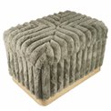 Bench with storage box Fardi L, taupe, H40x63x43cm