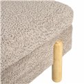 Bench with storage box Felnutto M, taupe, H34x71x40cm