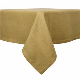 Tablecloth Titan 42, golden beige, 140x200cm 