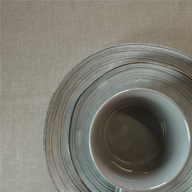 Tablecloth Turia 12, grey, 140x240cm 
