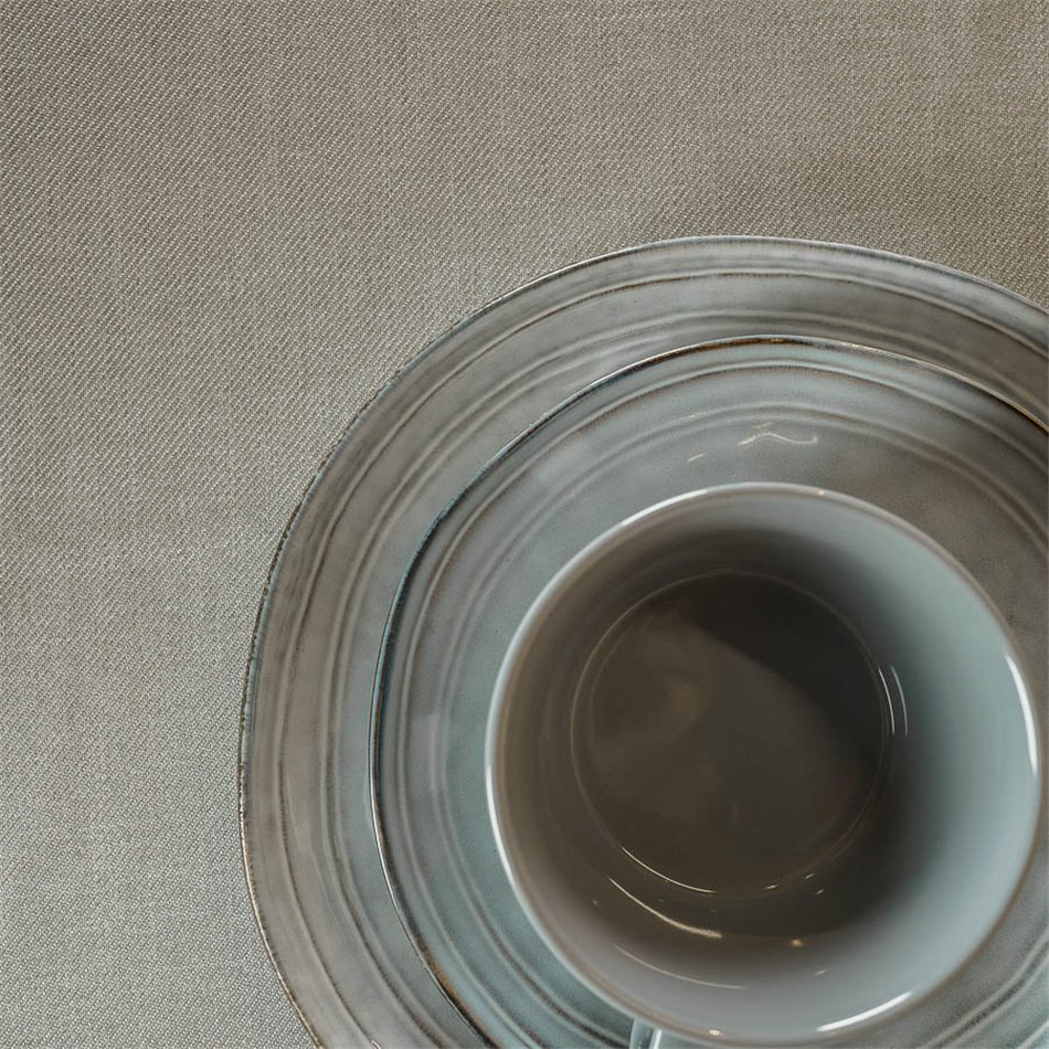 Tablecloth Turia 12, grey, 140x275cm 