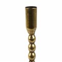 Подсвечник Brown, металл, цвет латуни, H26cm, D10cm
