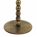 Подсвечник Brown, металл, цвет латуни, H26cm, D10cm