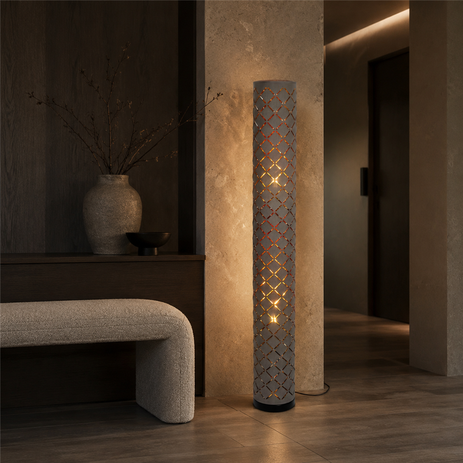 Floor lamp Molaretto,  H119cm, D15cm, E27x2 40W(MAX)