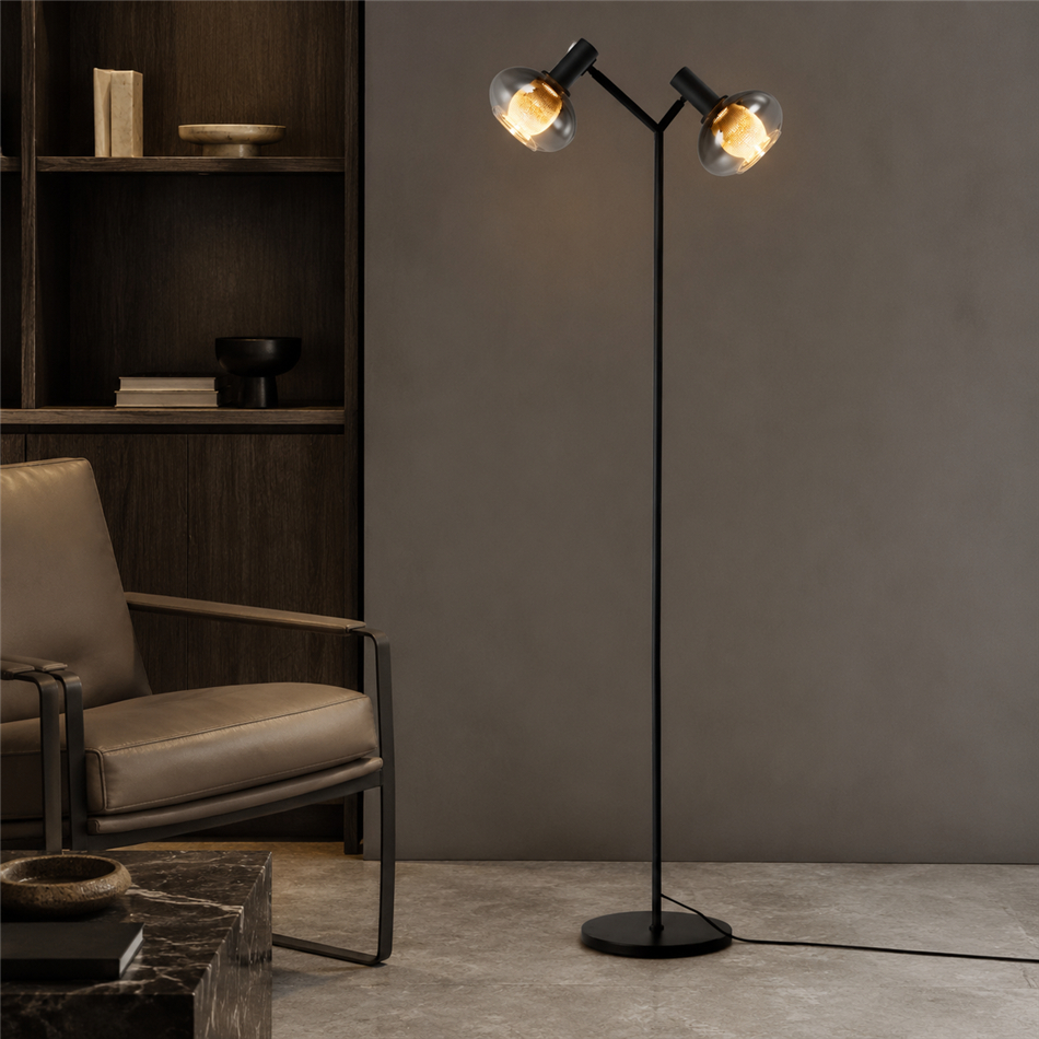 Торшер Roales 2, H156x46x16cm, LED 12W, 3000K, 518lm