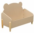 Ящик для игрушек Teddy, MDF/ножки из сосны дерево, бежевый, H44.2x61x28.5cm