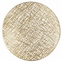 Placemat Rindal, golden color, D38cm