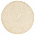Placemat Risti, jute, beige, D38cm