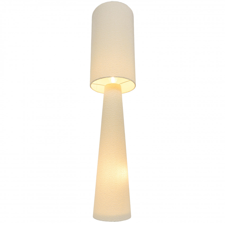 Торшер Solal, кремового цвета, H124cm, D28cm, E27x2 25W(MAX)