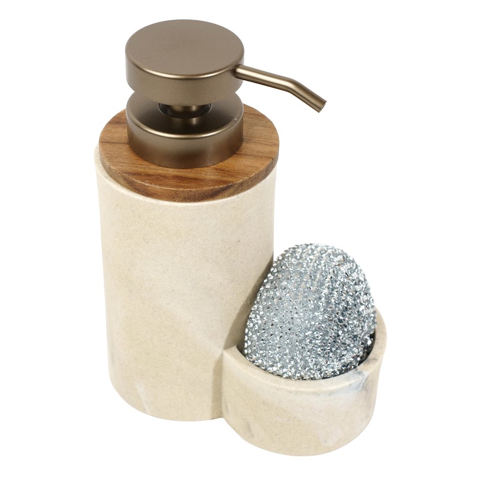 Sink organizer soap dispenser 330ml Come, H17.6x14.2x8.3cm
