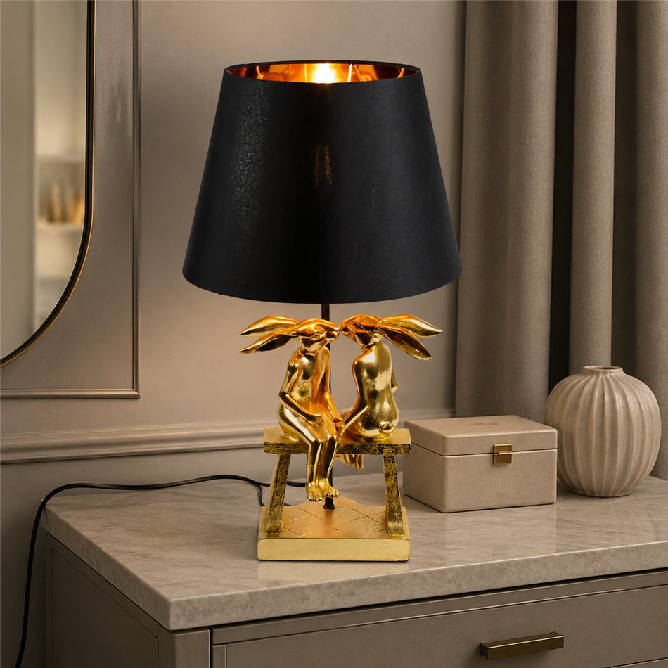 Table lamp Rabbit, H39x19.5x30cm, E27 40W(MAX)