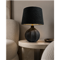 Table lamp Nardo black, H38cm, D25cm, E27 60W(MAX)
