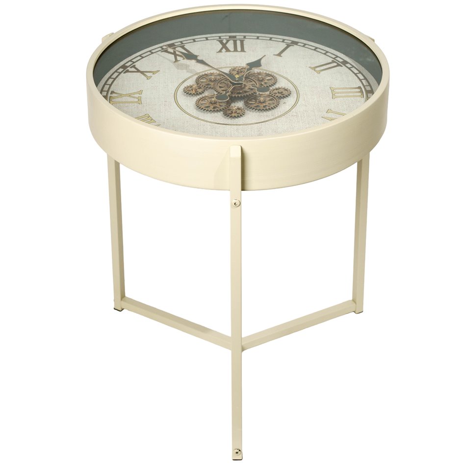 Столик с часами Kidwelly II, D49cm H54cm
