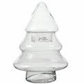 Storage pot CHRISTMAS TREE with lid, H24cm, D18cm