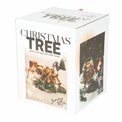 Storage pot CHRISTMAS TREE with lid, H24cm, D18cm