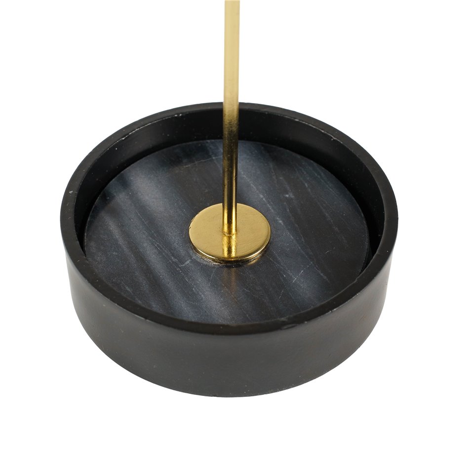 Jewellery holder Baldoni, black/gold color, H32cm, D10.8cm