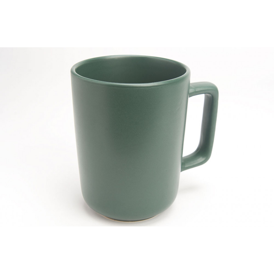 Mug Fika, green colour, H10.5cmx8.5cm, 400ml
