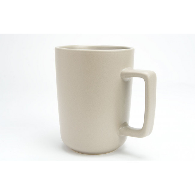 Mug Fika, beige colour, H10.5cmx8.5cm, 400ml