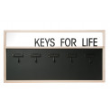 Key hanger with 5 hooks, 50x26cm