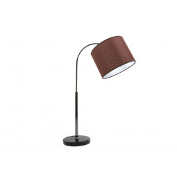 Настольная лампа Sentor, коричневая/ черная, H-70x43xØ25cm, E27 60W