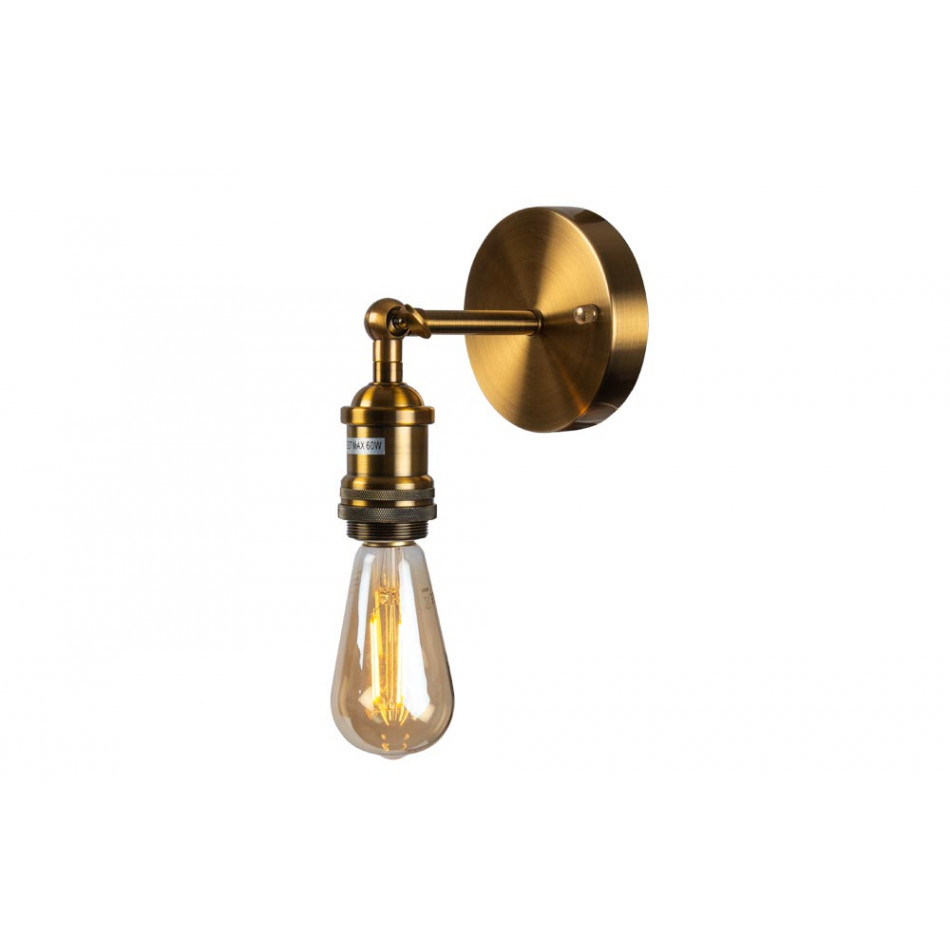 Настенный светильник Restyler, бронзовый цвет, E27 60W, H16x15x11.5cm