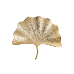 Sienas Dekors Leaf, zelta krāsā, H44x50.5cm