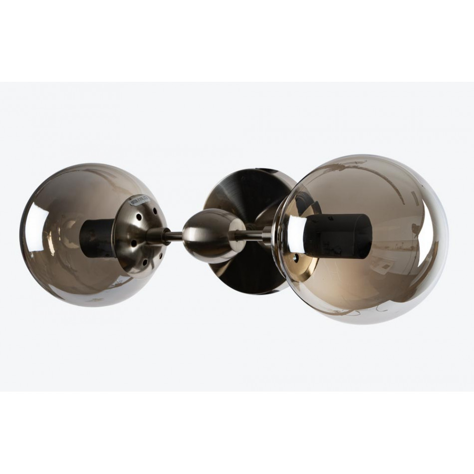 Настенный светильник Richard, никель, E27 2x60W, 15x20x35см