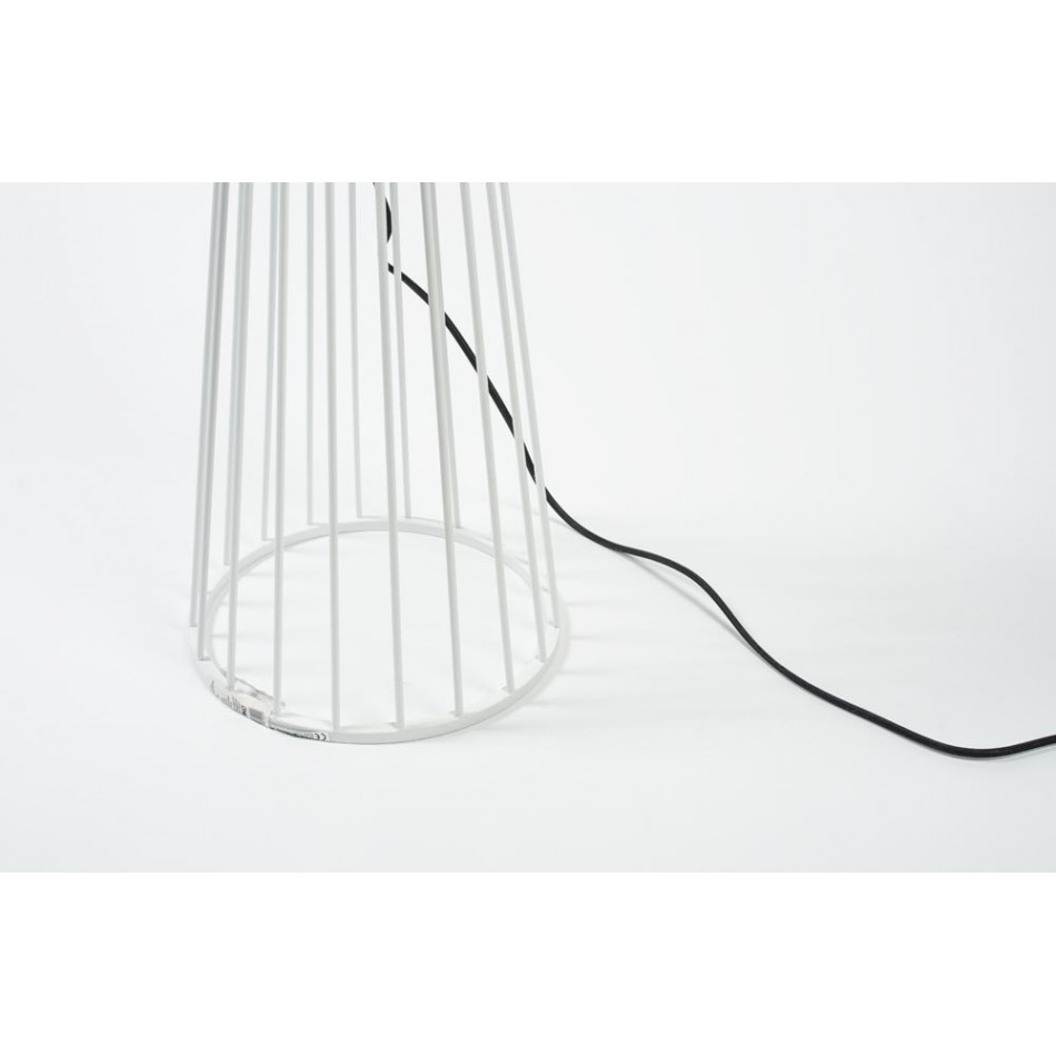Floor lamp Sower, white, H160x50cm, E27 60W
