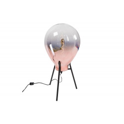 Galda lampa Rodonda, rozā-zelta, E27 60W, D30 H62cm