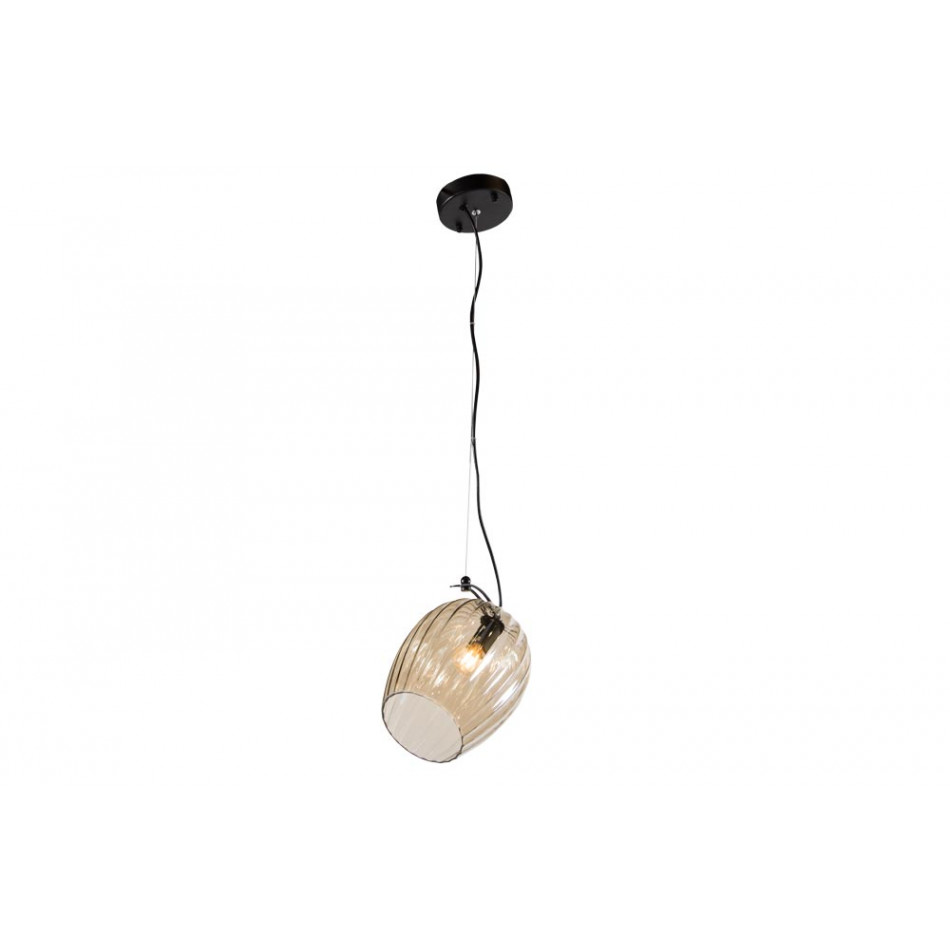 Подвесной светильник Rewa, черный, E14 1x40W, H50-100cm, D18cm