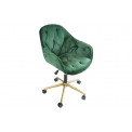 Biroja krēsls Slorino, zaļš, 58x62x78-88cm, sēdvirsmas h44-54cm