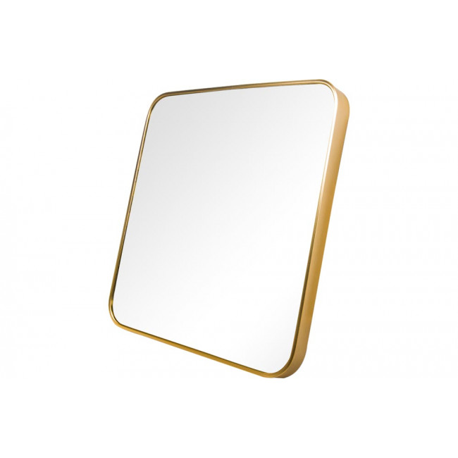 Sienas spogulis Idena, zelta krāsā, 50x50cm