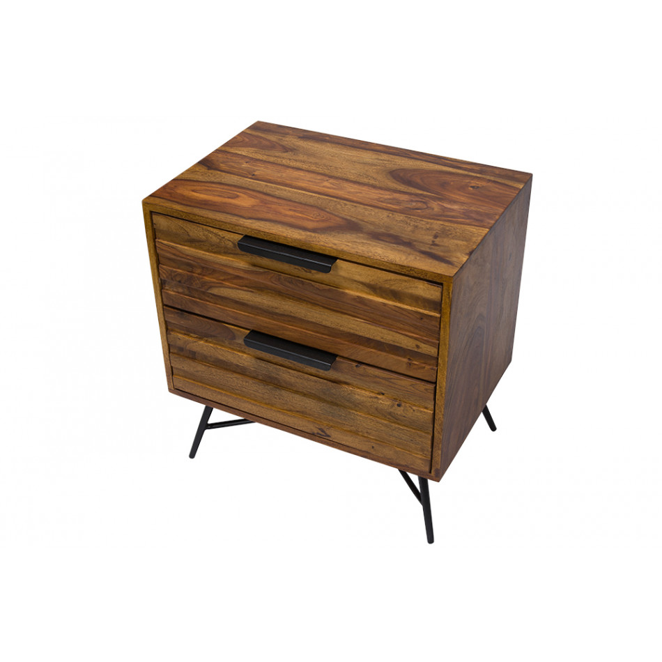 Naktsskapītis Nishan, sheesham koka, 60x40x60cm