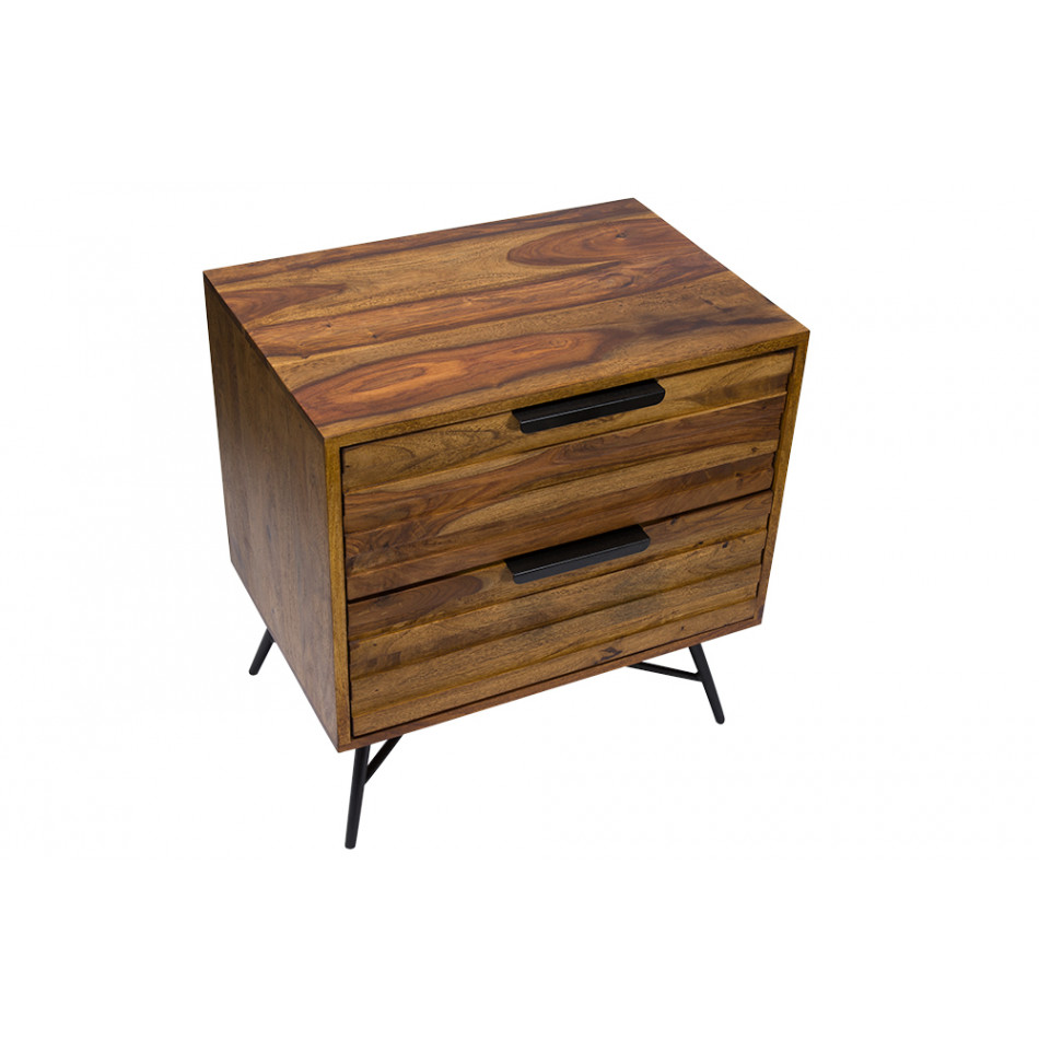 Naktsskapītis Nishan, sheesham koka, 60x40x60cm