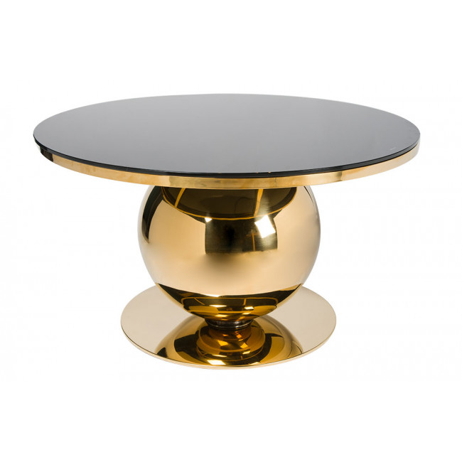 Kafijas galds Selje, mākslīgā marmora virsma, D80cm, H45cm
