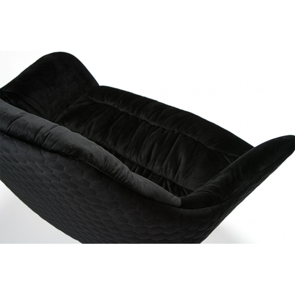 Стул Silandro, поворотный, черный цвет, 83x76x79cm, высота сиденья 47cm