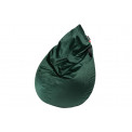 Bean Bag Splash Drop, dark green colour, D69xH112cm, seat height 55cm