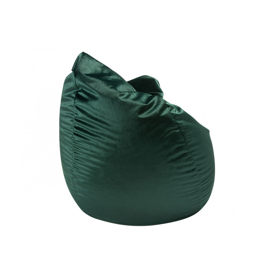 Bean Bag Splash Drop, dark green colour, D69xH112cm, seat height 55cm