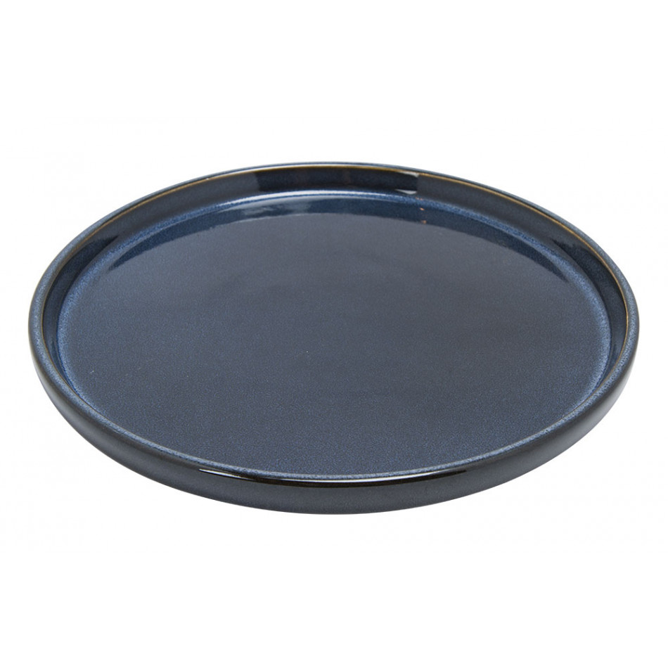 Plate Terre, blue colour, D21cm