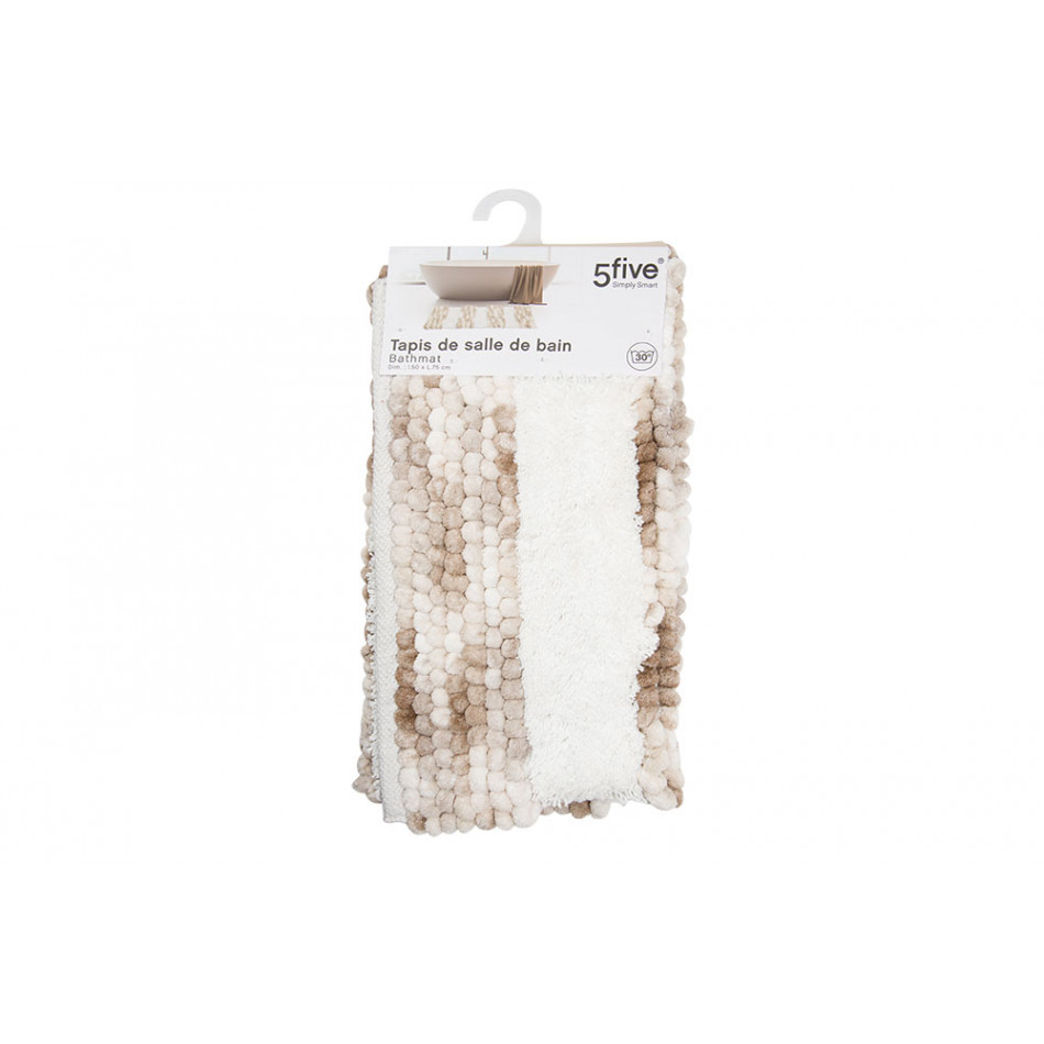 Коврик для ванной, с полосками, 75x50x2cm