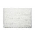 Bath mat, white colour, 75x50x2cm