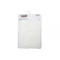 Bath mat, white colour, 75x50x2cm